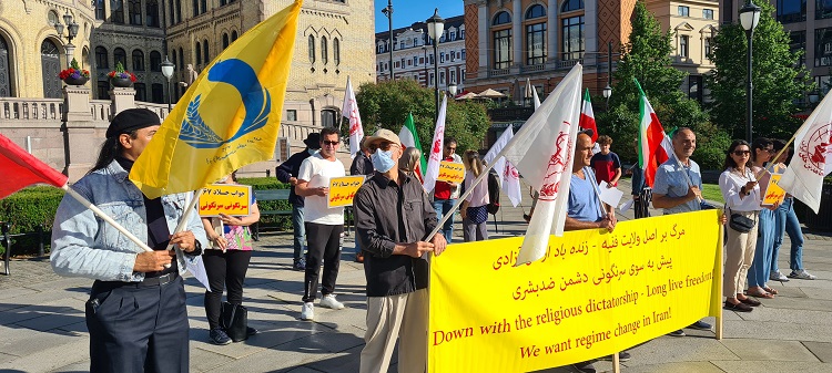 نروژ اسلو تظاهرات ایرانیان آزاده-2