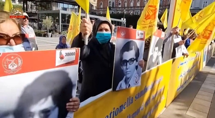 تظاهرات استکهلم دژخیم حمیدنوری-2