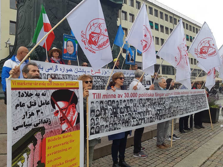 سوید تظاهرات ایرانیان جنبش دادخواهی-2