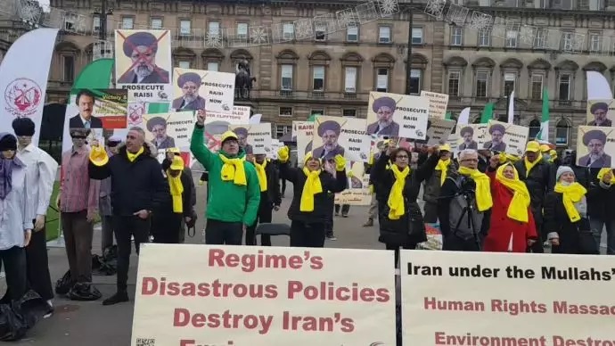 تظاهرات ایرانیان در گلاسگو-3