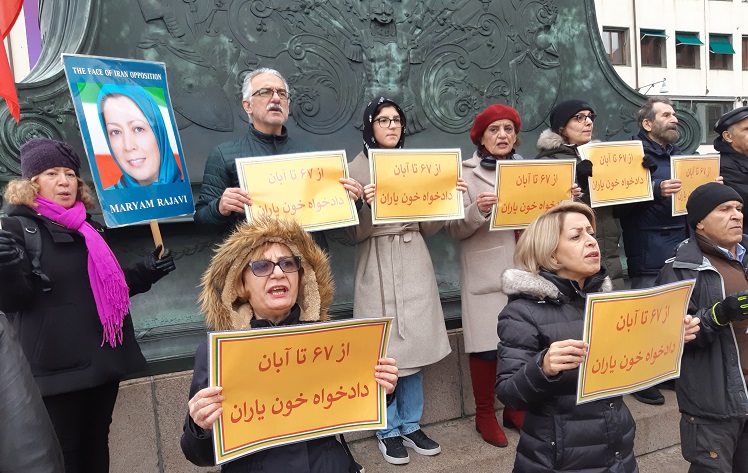 تظاهرات ایرانیان علیه رییسی جلاد در سوئد-3