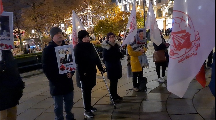 تظاهرات در نروژ علیه رییسی-3