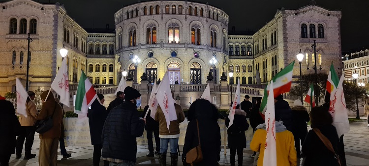 تظاهرات در نروژ علیه رییسی-4
