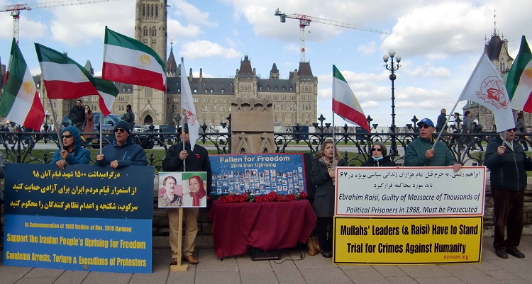 تظاهرات علیه رییسی در کانادا-2