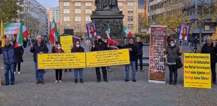 تظاهرات فرانکفورت علیه رییسی-2
