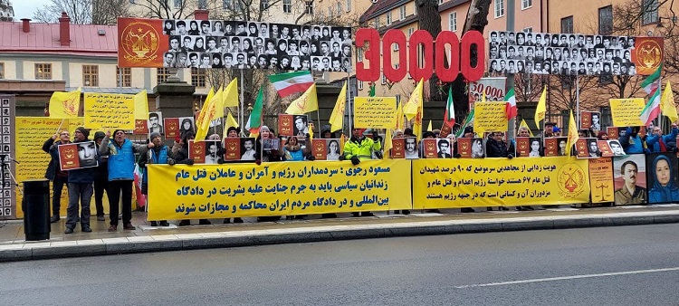 تظاهرات هواداران مجاهدین در استکهلم-4