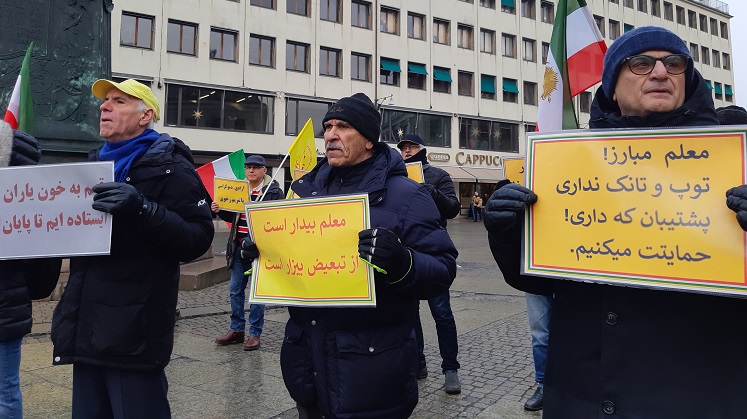 تظاهرات علیه رییسی در سوید-2