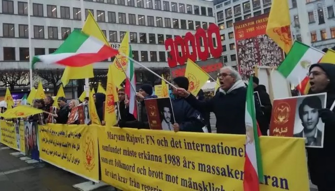 تظاهرات هواداران مجاهدین در سوید-2