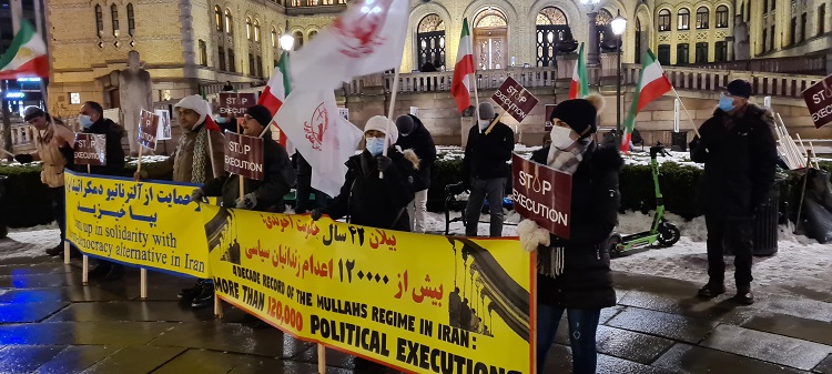فراخوان برای محاکمه خامنه‌ای و رییسی جلاد در نروژ-1