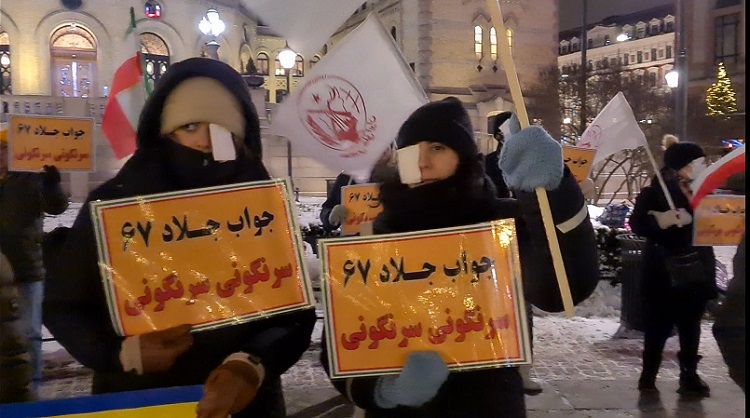 نروژ تظاهرات ایرانیان علیه رییسی جلاد -3