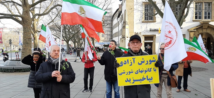 تظاهرات ایرانیان اشتوتگارت-1