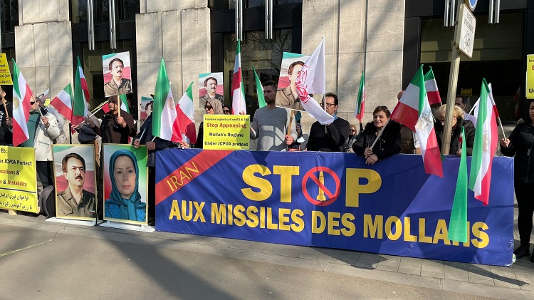تظاهرات ایرانیان در بروکسل-2