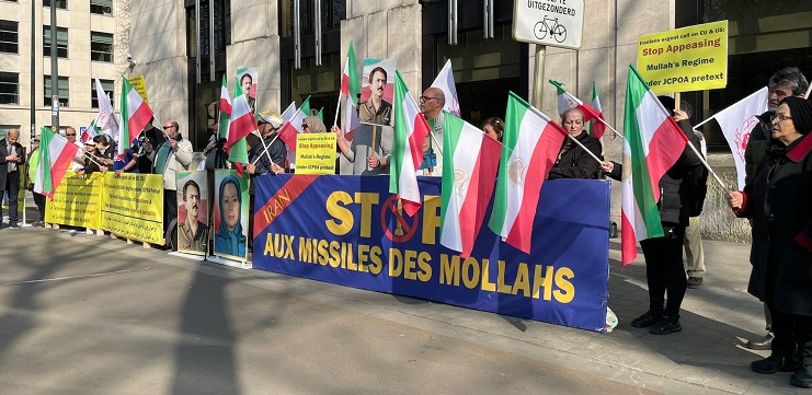 تظاهرات ایرانیان در بروکسل-3
