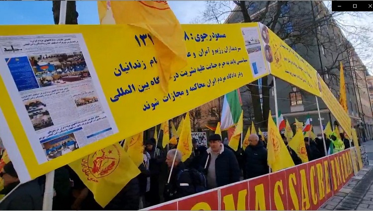تظاهرات هواداران مجاهدین در  استکهلم-3