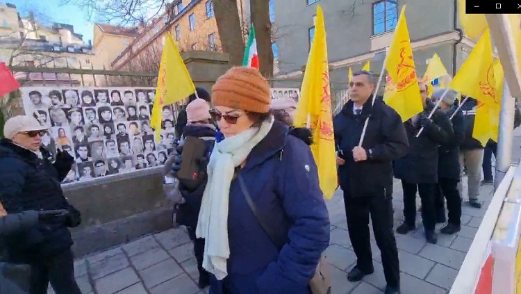 تظاهرات هواداران مجاهدین در  استکهلم-4