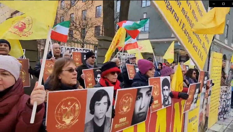 تظاهرات هواداران مجاهدین در  استکهلم-5